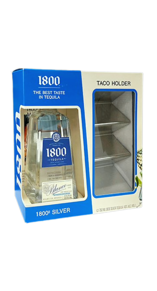 1800 Tequila Silver W/ Taco Holder